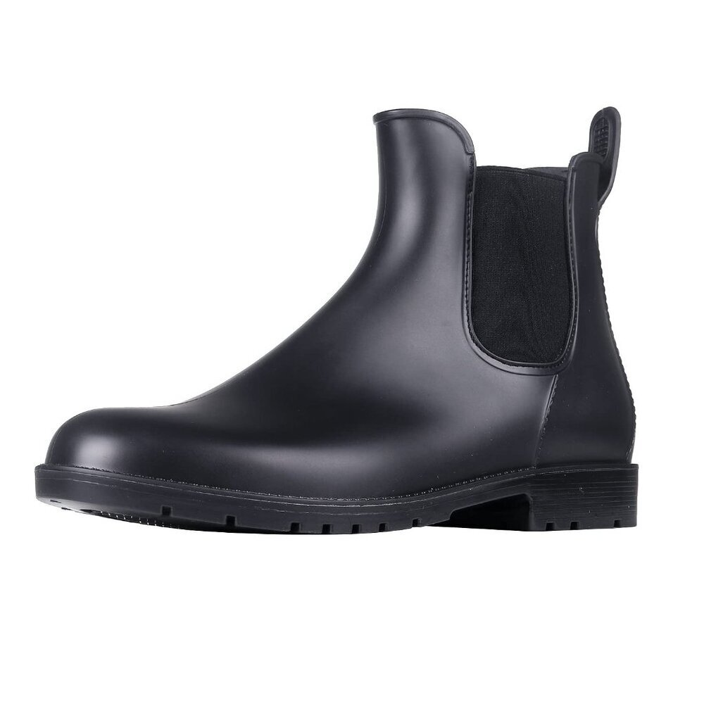 Women's Waterproof Chelsea Rain Boots with Non-Slip Sole